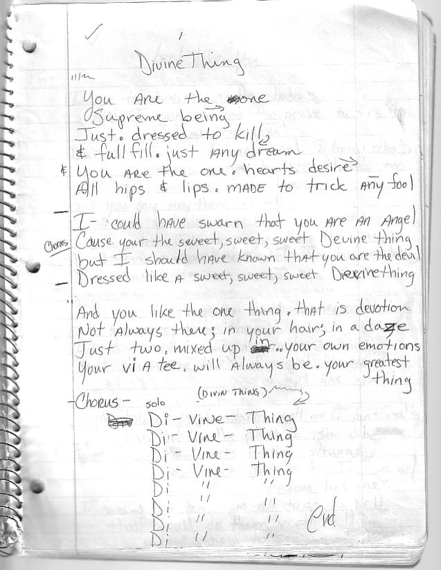 Scanned Lyrics
